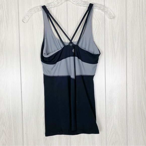 Athleta | Black & Gray Start Up Athletic Tank Top Size XS - Picture 2 of 9
